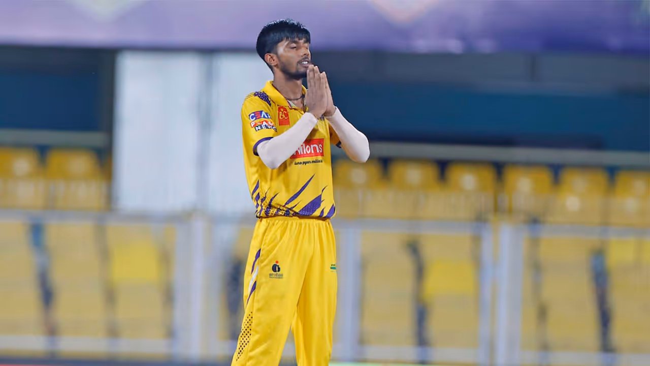 Barpeta Braves bowler Shubham Kumar Gupta (Photo: Assam Premier League) Barpeta Braves bowler Shubham Kumar Gupta (Photo: Assam Premier League)