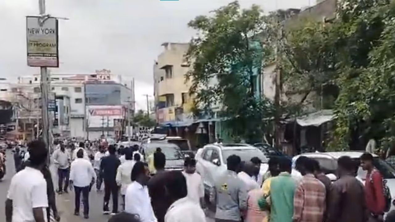 YSRCP candidates attacked in Andhra amid nomination process for local body polls (Photo: ANI) YSRCP candidates attacked in Andhra amid nomination process for local body polls (Photo: ANI)