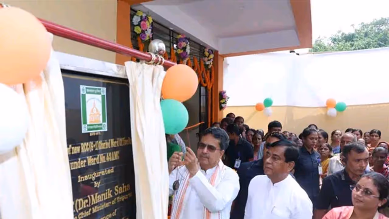 Tripura Chief Minister Manik Saha (Photo/CMO) Tripura Chief Minister Manik Saha (Photo/CMO)