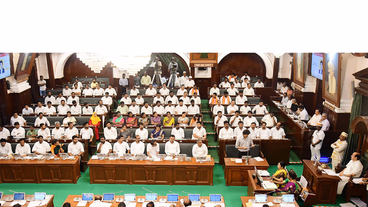 Tamil Nadu Assembly (Photo/ANI) Tamil Nadu Assembly (Photo/ANI)