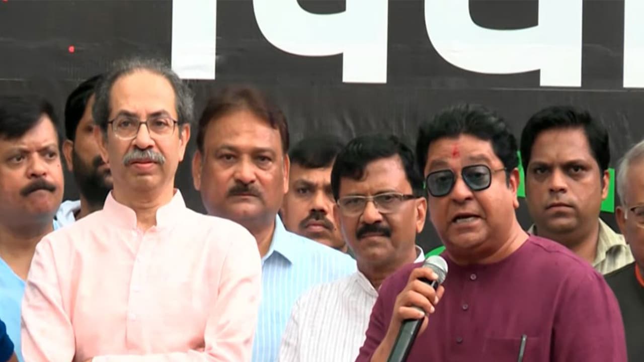 Shiv Sena (UBT) chief Uddhav Thackeray and MNS president Raj Thackeray (Photo/ANI) Shiv Sena (UBT) chief Uddhav Thackeray and MNS president Raj Thackeray (Photo/ANI)