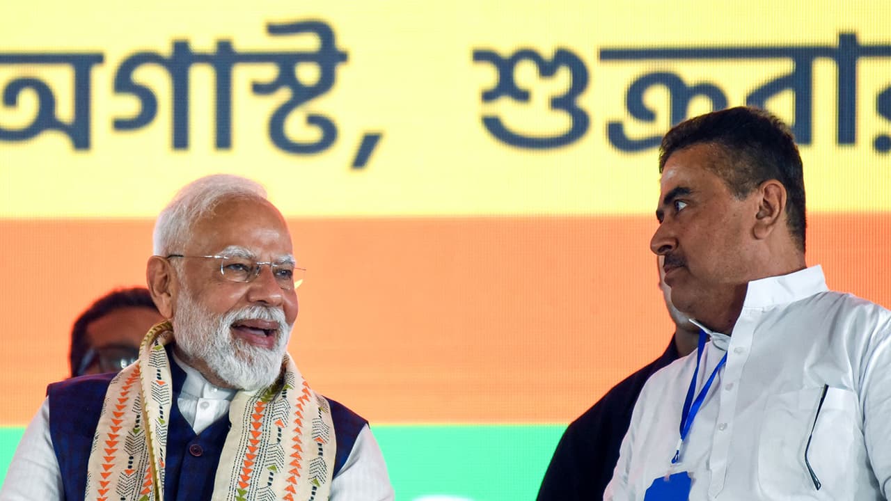 Prime Minister Narendra Modi and West Bengal CM Suvendu Adhikari (File photo/ANI) Prime Minister Narendra Modi and West Bengal CM Suvendu Adhikari (File photo/ANI)