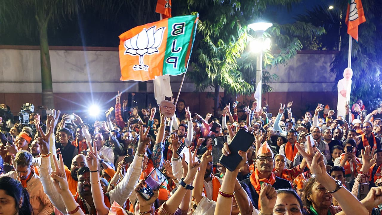 BJP workers celebrate after Bihar victory (File Photo/ANI) BJP workers celebrate after Bihar victory (File Photo/ANI)