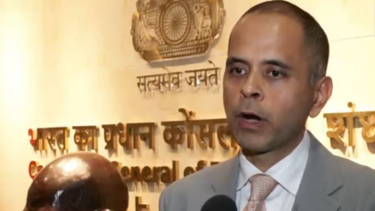 Consul General of India in Shanghai Pratik Mathur (Photo/ANI) Consul General of India in Shanghai Pratik Mathur (Photo/ANI)