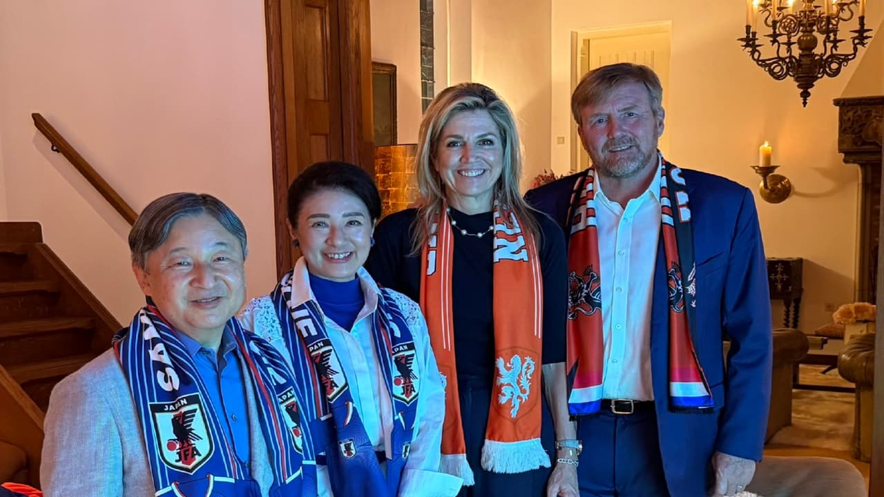 Emperor Naruhito (From left) and Empress Masako with Queen Maxima and King Willem Alexander. (Photo: X/ @koninklijkhuis) Emperor Naruhito (From left) and Empress Masako with Queen Maxima and King Willem Alexander. (Photo: X/ @koninklijkhuis)