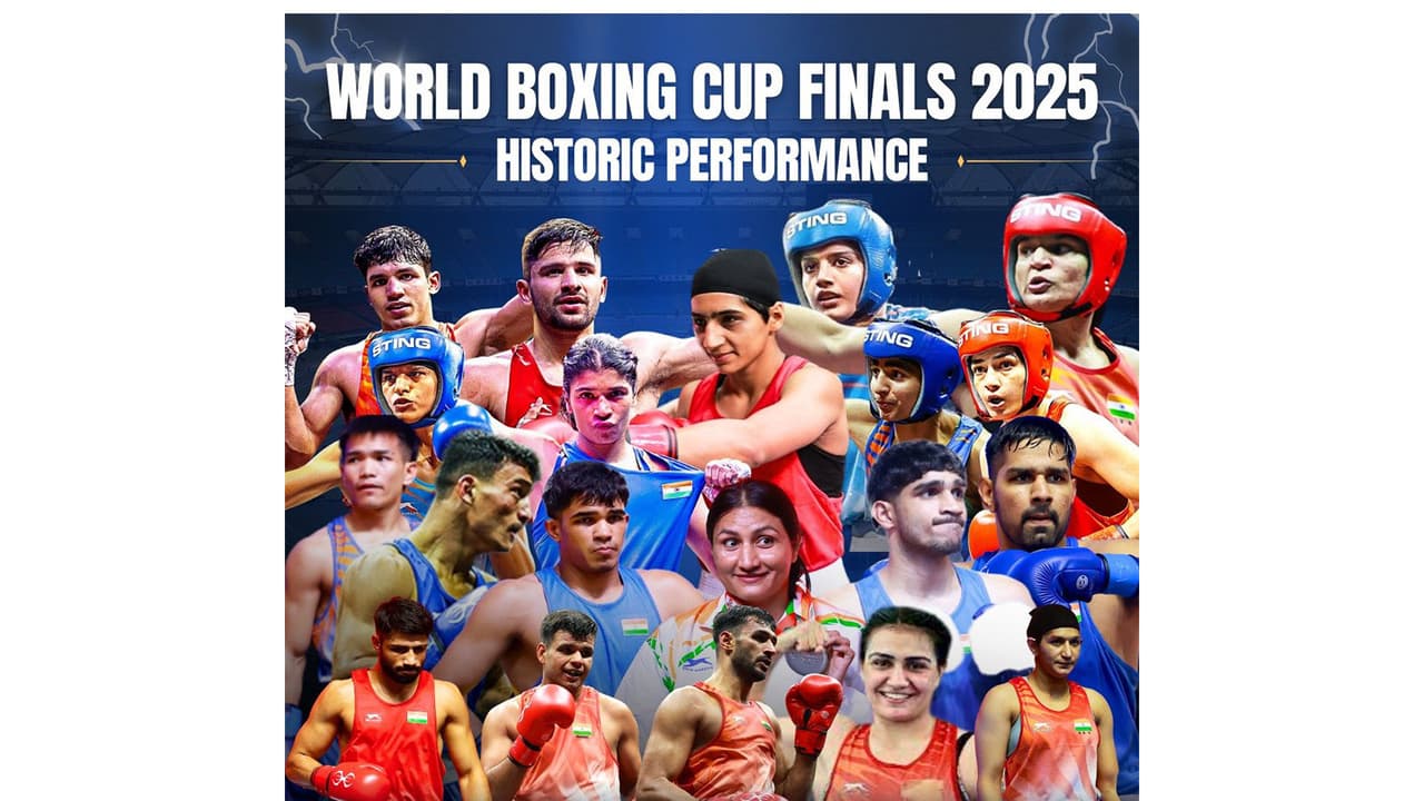 World Boxing Cup Finals. (Photo: @narendramodi X)