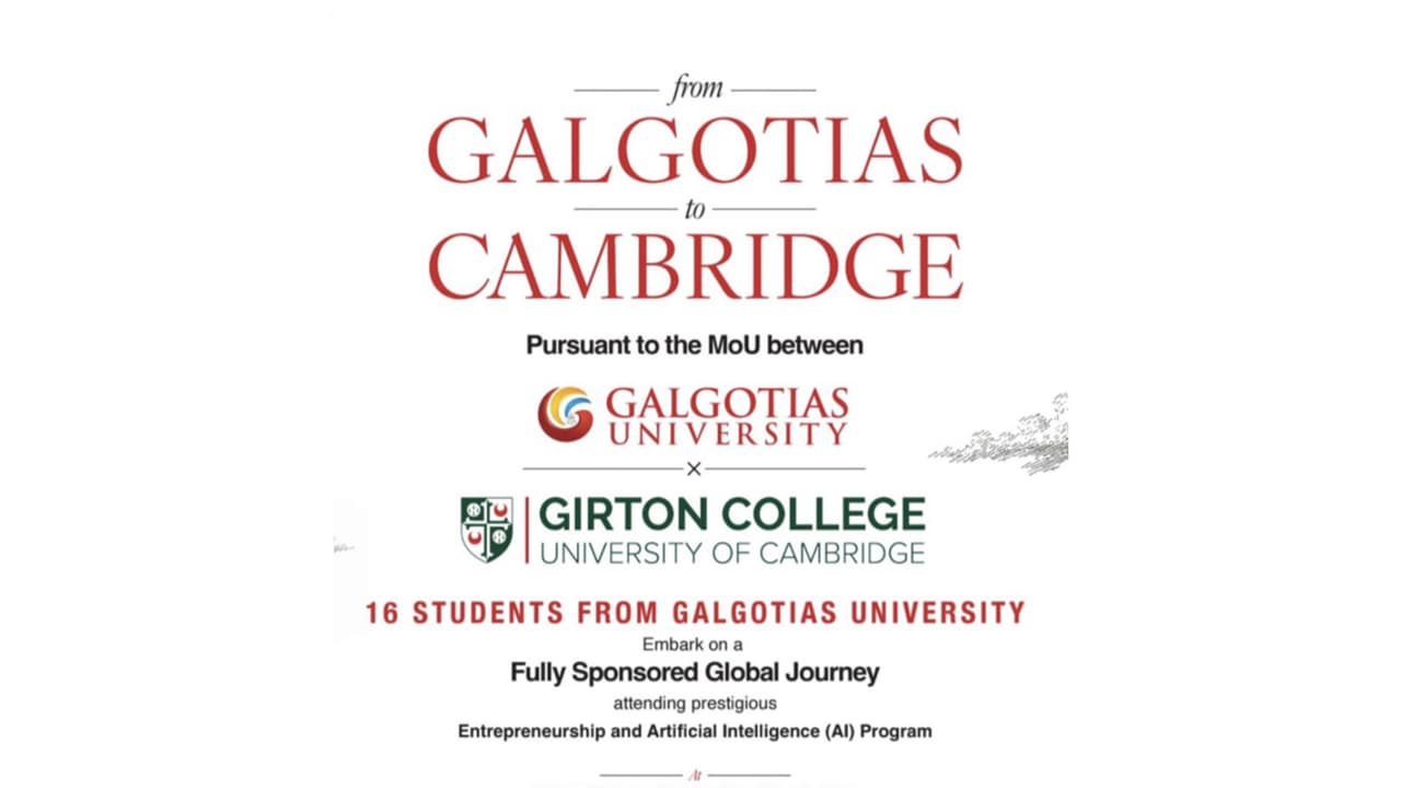 16 Galgotians begin a transformative learning journey at Girton College, University of Cambridge, gaining global exposure in AI, innovation and entrepreneurship (Image Courtesy: Galgotias University) 16 Galgotians begin a transformative learning journey at Girton College, University of Cambridge, gaining global exposure in AI, innovation and entrepreneurship (Image Courtesy: Galgotias University)