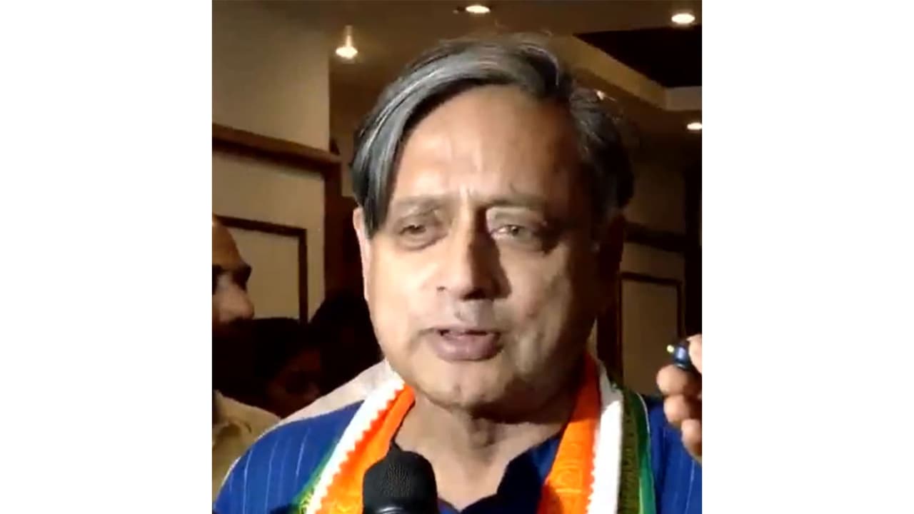 Congress MP Shashi Tharoor. (Photo/ANI) Congress MP Shashi Tharoor. (Photo/ANI)