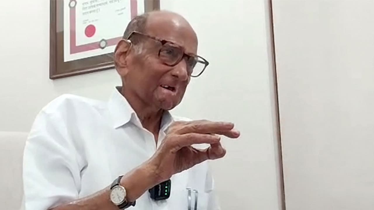 Nationalist Congress Party (Sharadchandra Pawar) chief Sharad Pawar (File Photo/ANI) Nationalist Congress Party (Sharadchandra Pawar) chief Sharad Pawar (File Photo/ANI)