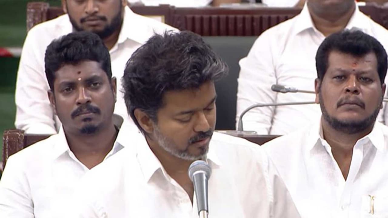 Tamil Nadu Chief Minister C Joseph Vijay (Photo/ANI) Tamil Nadu Chief Minister C Joseph Vijay (Photo/ANI)