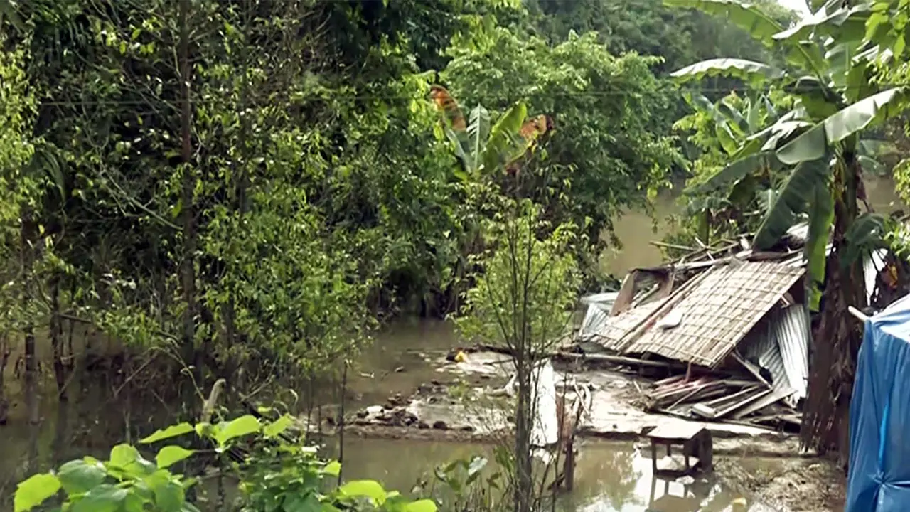 Assam's Charaideo affected by a flash flood (Photo/ANI) Assam's Charaideo affected by a flash flood (Photo/ANI)