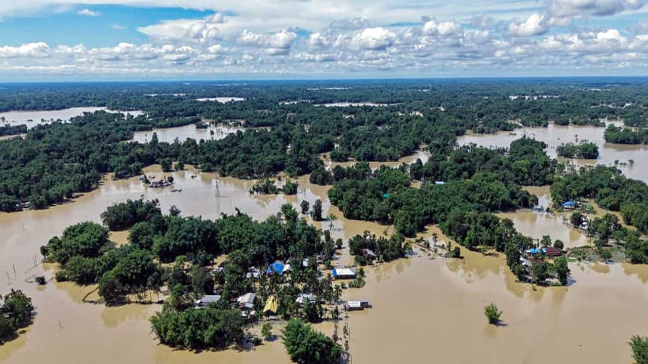 Assam flood (Photo/ANI) Assam flood (Photo/ANI)
