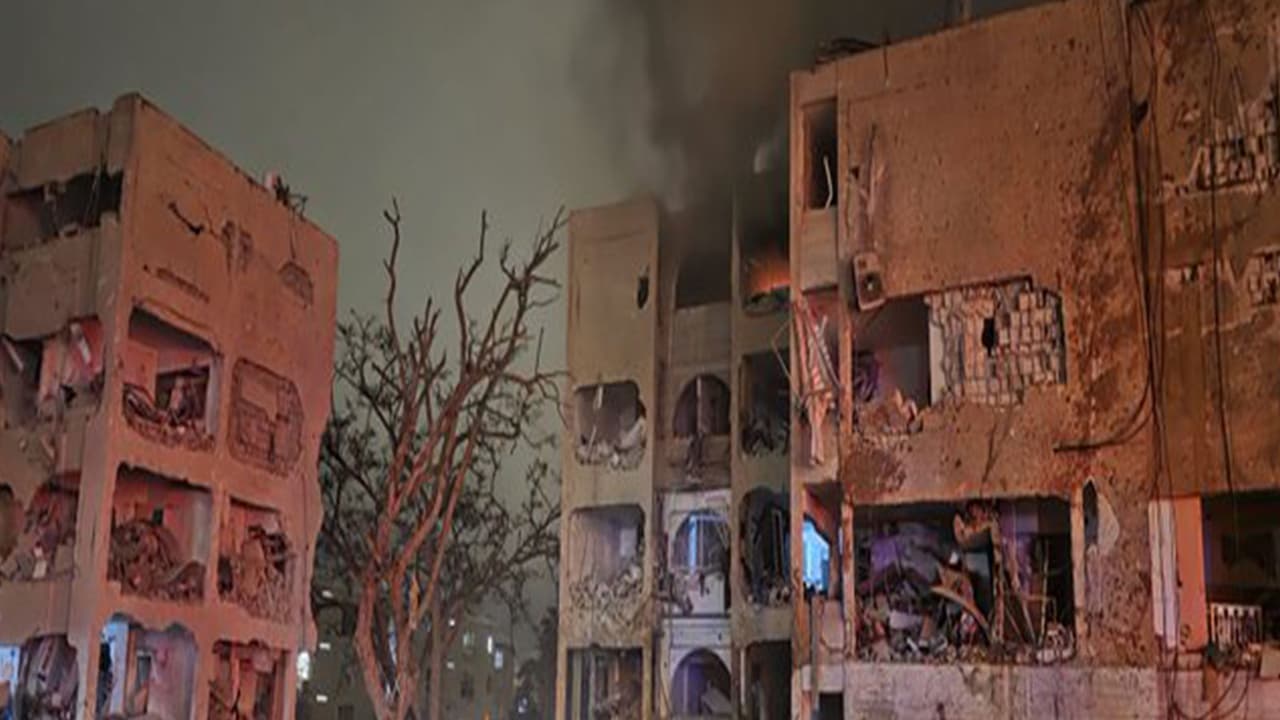 Photos after the strike (Photo/@IsraelMFA) Photos after the strike (Photo/@IsraelMFA)