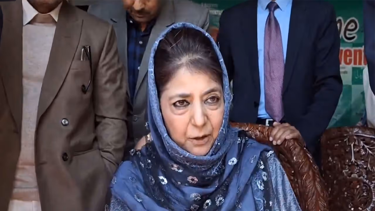 People's Democratic Party (PDP) chief Mehbooba Mufti (Photo/ANI) People's Democratic Party (PDP) chief Mehbooba Mufti (Photo/ANI)