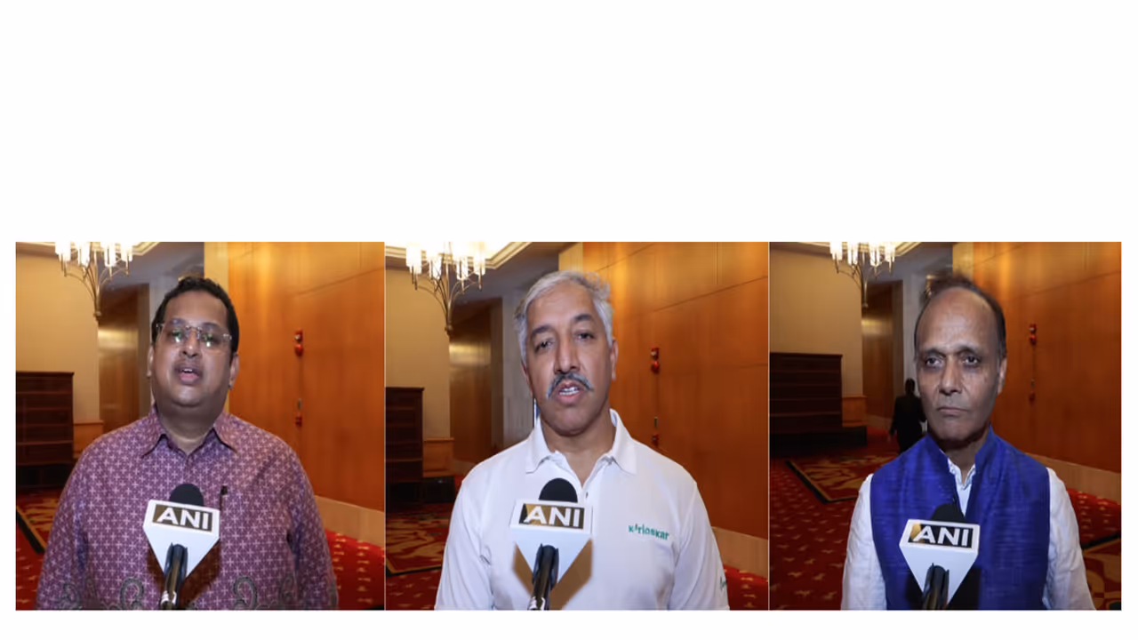 Vinod Srinivasan; Shailendra Halbe; Shiv Dave (Photo/ANI) Vinod Srinivasan; Shailendra Halbe; Shiv Dave (Photo/ANI)