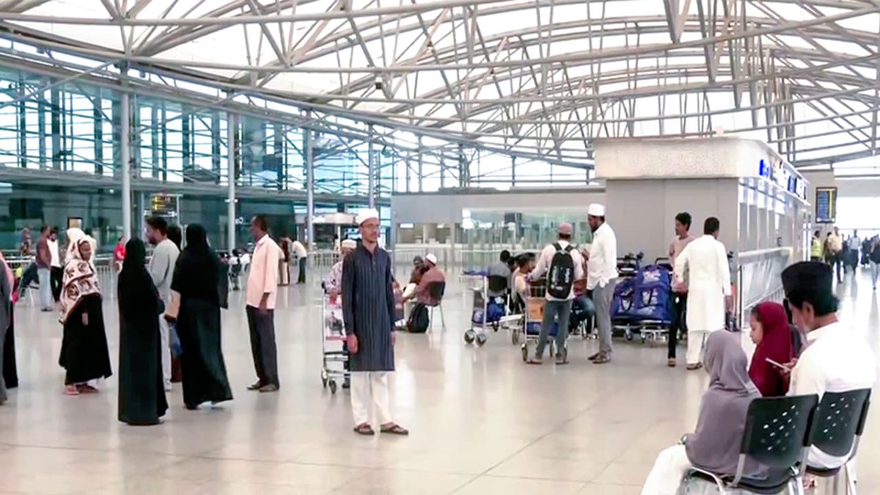 A visual of Hyderabad International Airport (Photo/ANI) A visual of Hyderabad International Airport (Photo/ANI)