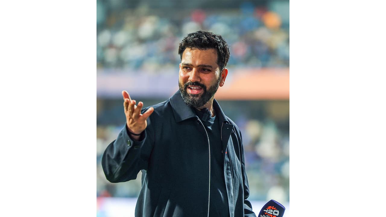 Rohit Sharma during T20WC 2026. (Photo: ANI) Rohit Sharma during T20WC 2026. (Photo: ANI)