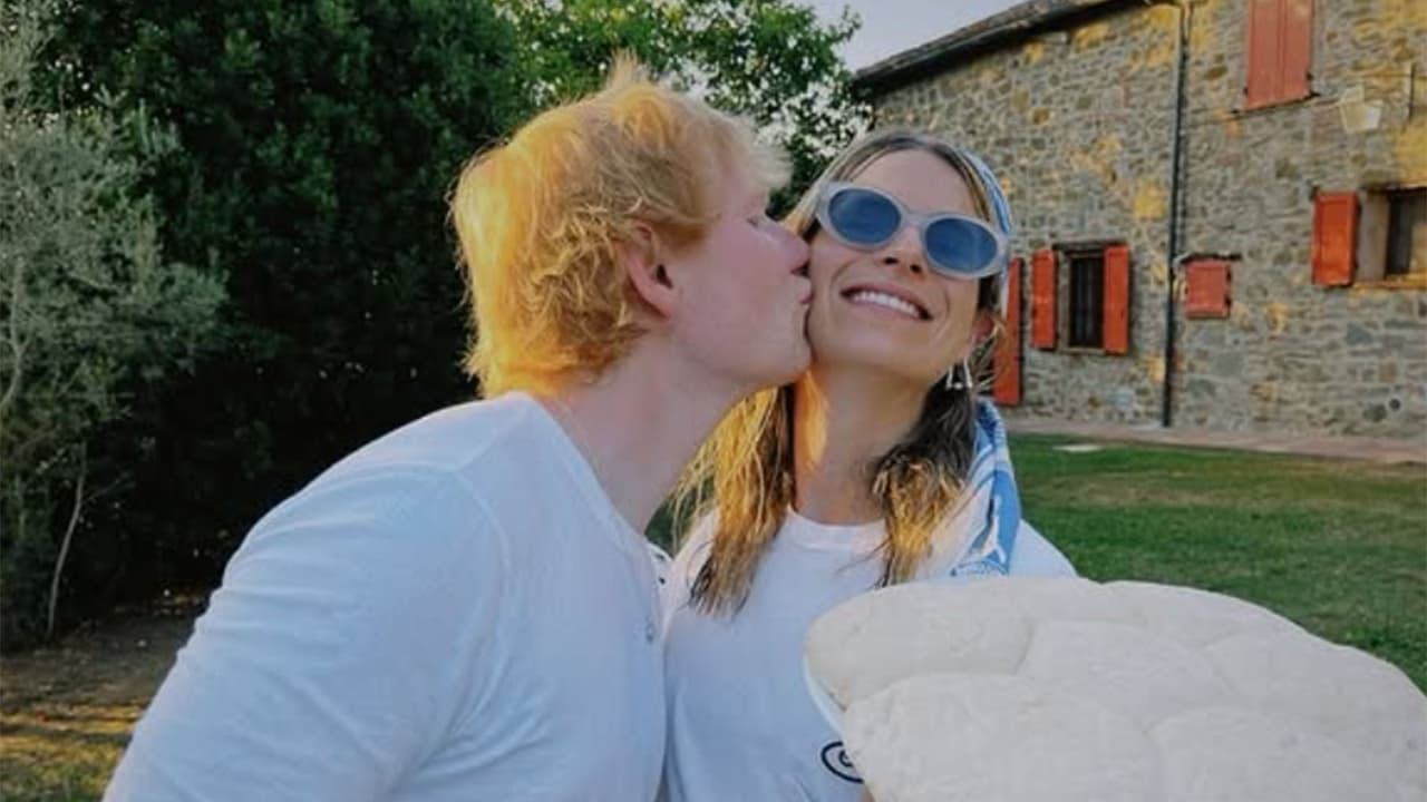 Ed Sheeran with wife (Photo/instagram/@teddysphotos) Ed Sheeran with wife (Photo/instagram/@teddysphotos)