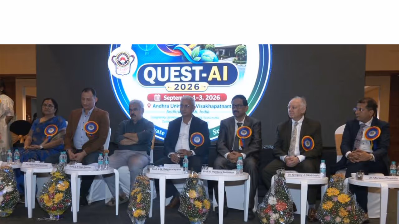Andhra University hosts International Conference on Quantum Technology, Sustainability and AI Systems (Photo/ANI) Andhra University hosts International Conference on Quantum Technology, Sustainability and AI Systems (Photo/ANI)