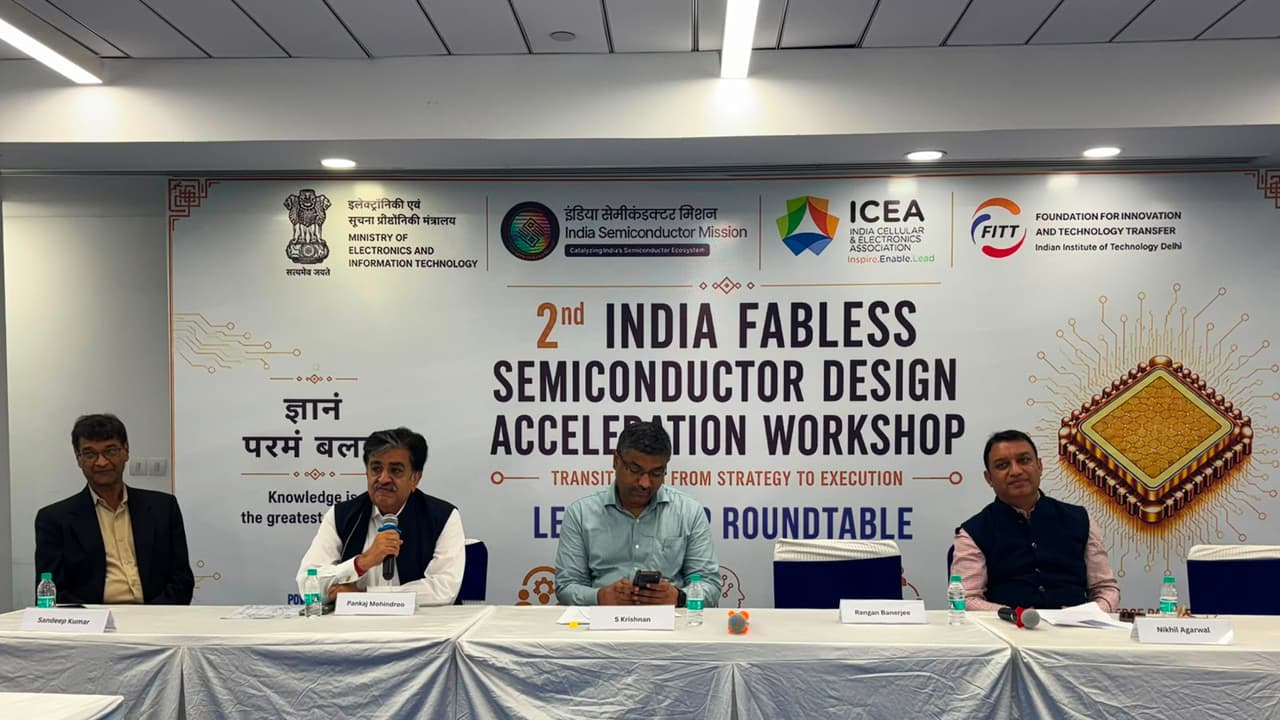 ICEA hosts semiconductor workshop at IIT Delhi (Photo/ANI) ICEA hosts semiconductor workshop at IIT Delhi (Photo/ANI)