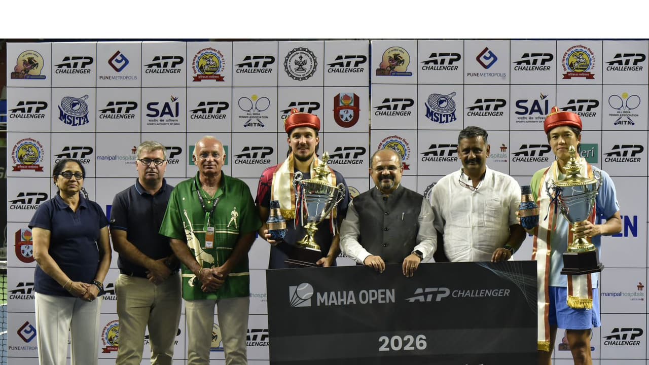 Jisung Nam of Korea and Patrik Niklas Salminen of Finland, the men's doubles champions. (Photo: MSLTA) Jisung Nam of Korea and Patrik Niklas Salminen of Finland, the men's doubles champions. (Photo: MSLTA)