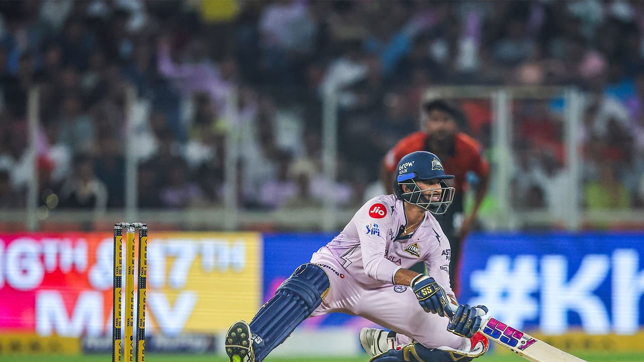 GT batter Washington Sundar. (Photo/ANI) GT batter Washington Sundar. (Photo/ANI)