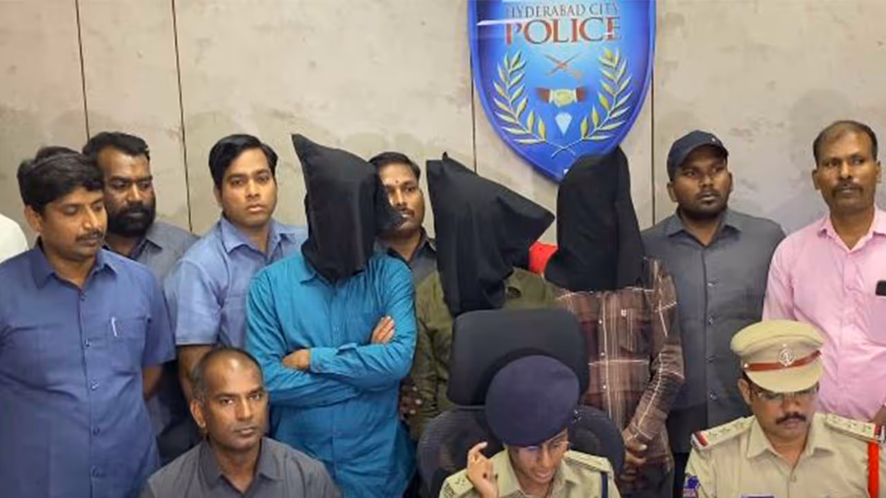 The accused along with police (Photo/ANI) The accused along with police (Photo/ANI)