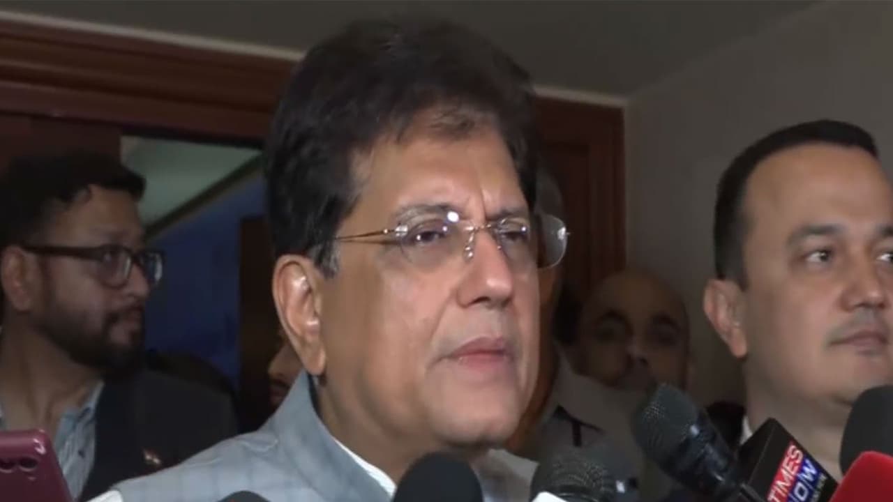 Piyush Goyal on the sidelines of the India Uzbekistan Business Forum event (Photo/ANI) Piyush Goyal on the sidelines of the India Uzbekistan Business Forum event (Photo/ANI)