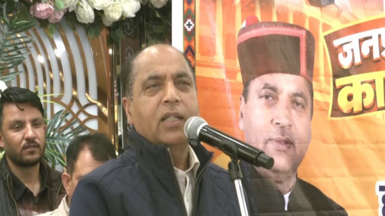 Leader of Opposition in Himachal Pradesh Assembly Jairam Thakur (Photo/ANI) Leader of Opposition in Himachal Pradesh Assembly Jairam Thakur (Photo/ANI)