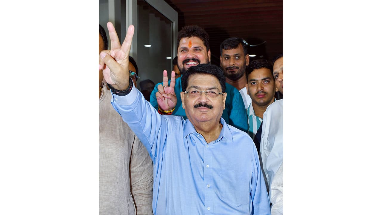 BJP candidate Parimal Nathwani (Photo/ANI) BJP candidate Parimal Nathwani (Photo/ANI)