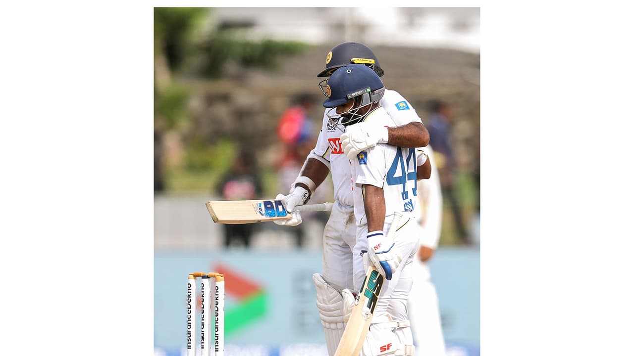 Sonal Dinusha and Lahiru Kumara. (Photo: ANI) Sonal Dinusha and Lahiru Kumara. (Photo: ANI)