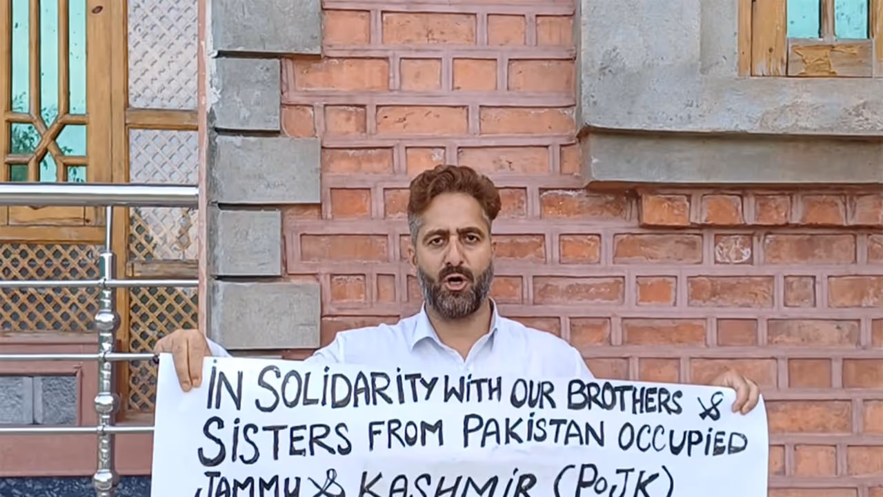 Jammu and Kashmir based social activist Javed Ahmad Beigh (Photo/ANI) Jammu and Kashmir based social activist Javed Ahmad Beigh (Photo/ANI)