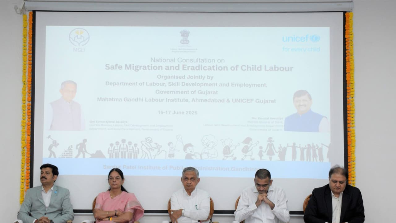 Two day workshop at SPIPA (Photo/Gujarat CMO) Two day workshop at SPIPA (Photo/Gujarat CMO)