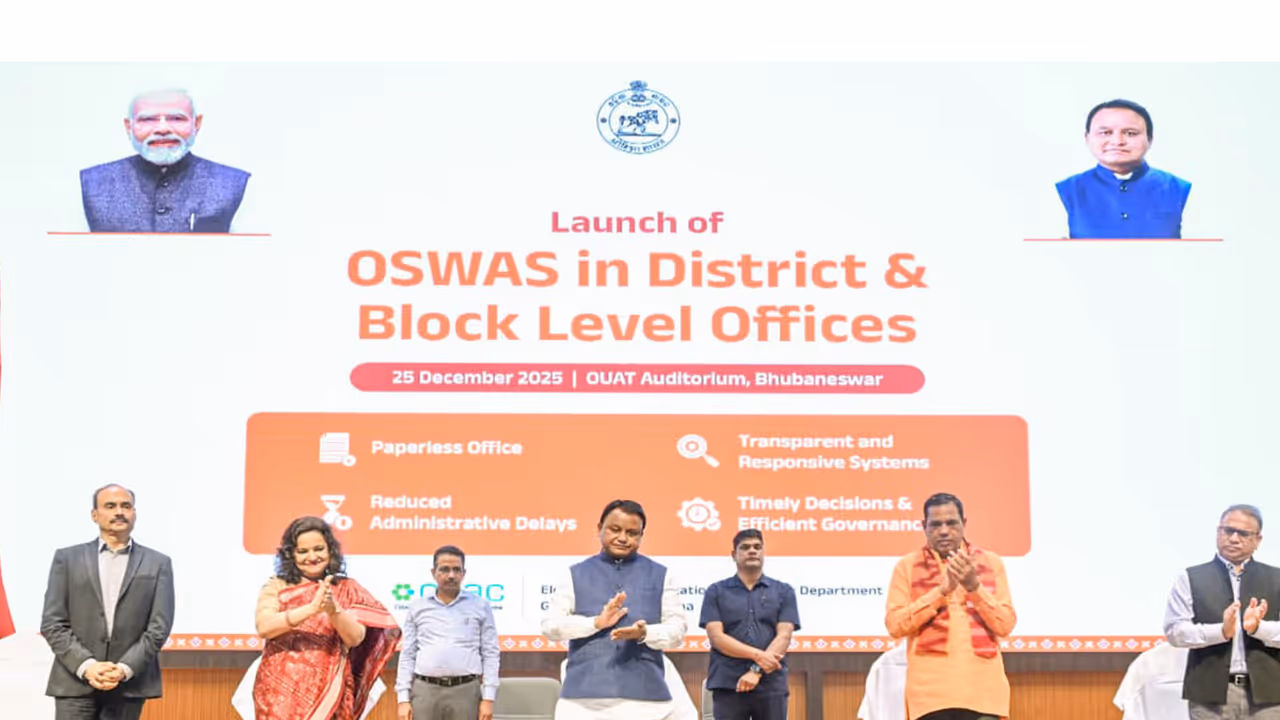 Odisha CM Mohan Charan Majhi approves 10 proposals, including OSWAS 3.0 under 6 major depts (Photo/X/@OCAC_Odisha) Odisha CM Mohan Charan Majhi approves 10 proposals, including OSWAS 3.0 under 6 major depts (Photo/X/@OCAC_Odisha)