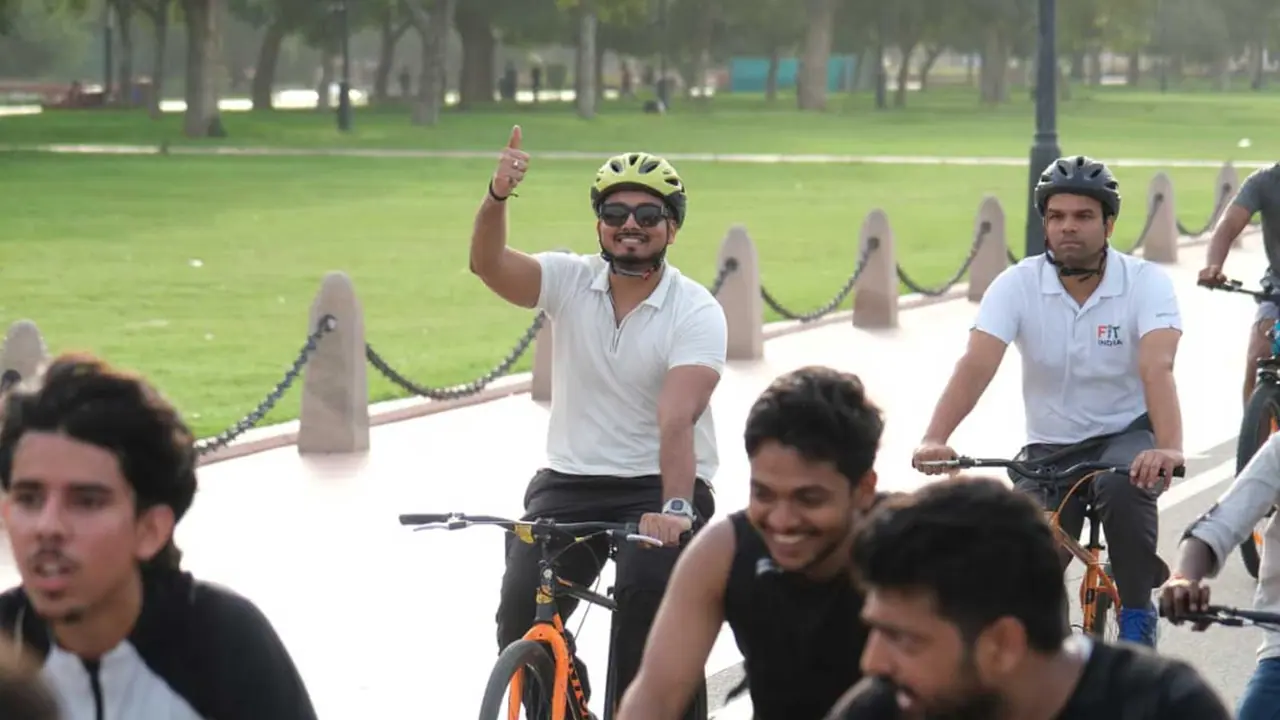81st edition of Fit India Sundays on Cycle. (Photo/SAI Media) 81st edition of Fit India Sundays on Cycle. (Photo/SAI Media)