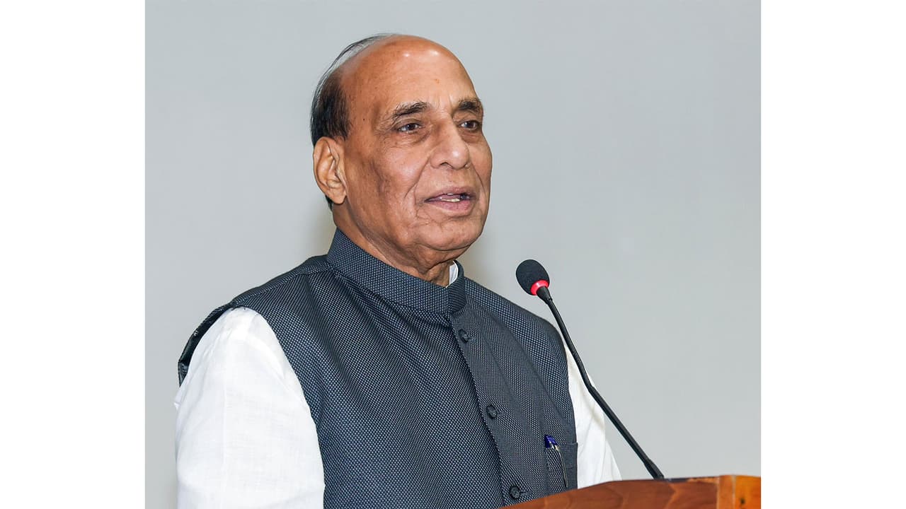 Defence Minister Rajnath Singh (FilePhoto/ANI) Defence Minister Rajnath Singh (FilePhoto/ANI)