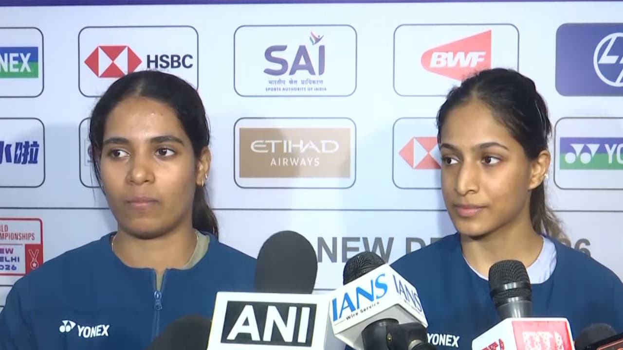 Treesa Jolly and Gayatri Gopichand (Photo: ANI) Treesa Jolly and Gayatri Gopichand (Photo: ANI)