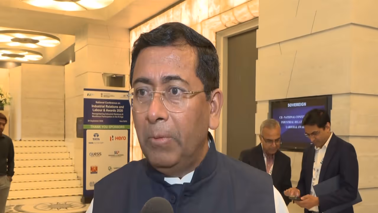 Chandra Bhushan Kumar, Secretary, Ministry of Labour & Employment, Government of India (Photo/ANI) Chandra Bhushan Kumar, Secretary, Ministry of Labour & Employment, Government of India (Photo/ANI)