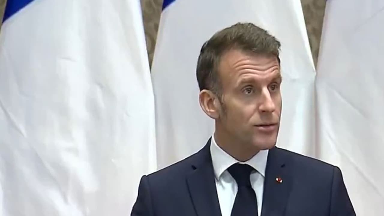 French President Emmanuel Macron (Photo/ANI) French President Emmanuel Macron (Photo/ANI)