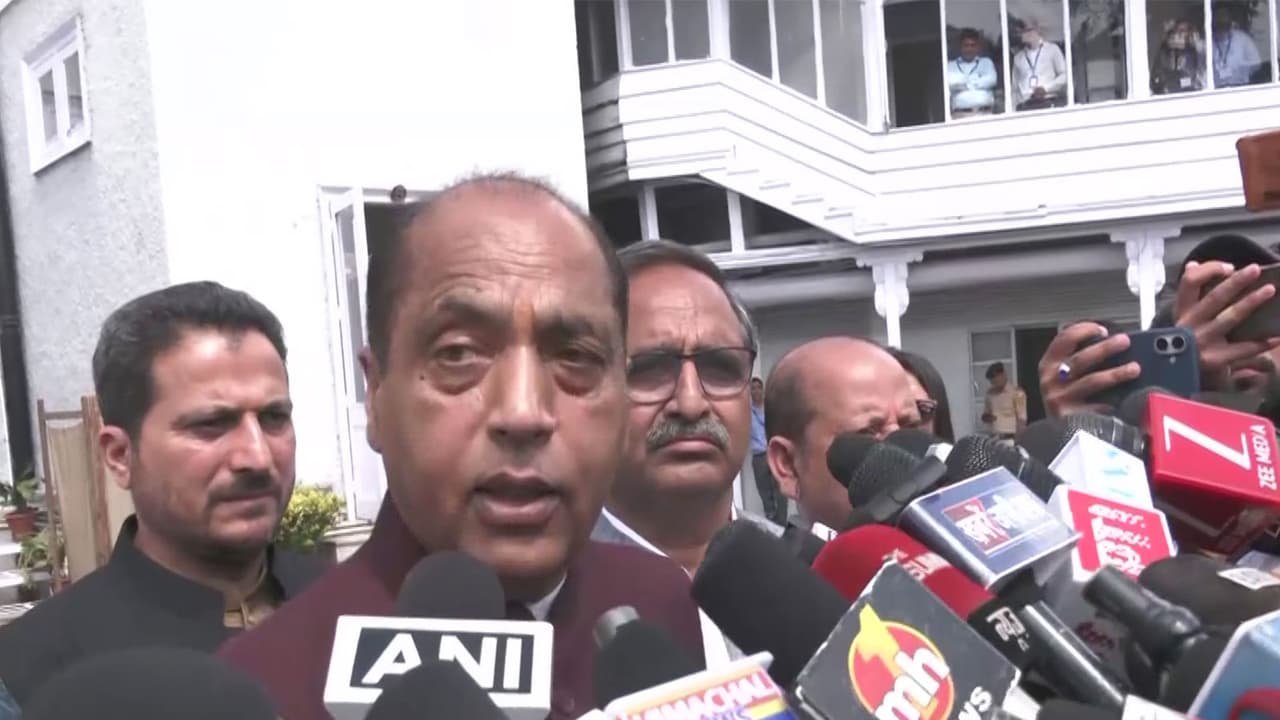 Himachal Pradesh Leader of Opposition Jai Ram Thakur (Photo/ANI) Himachal Pradesh Leader of Opposition Jai Ram Thakur (Photo/ANI)