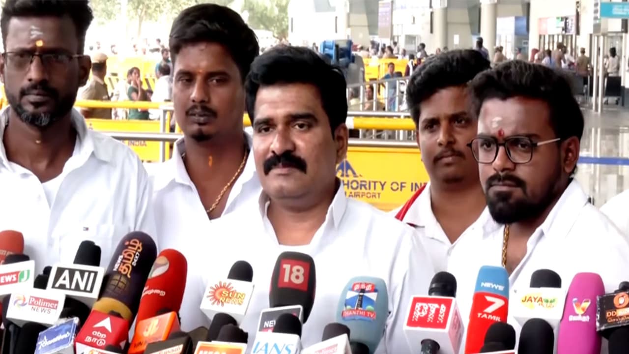 TVK joint general secretary CTR Nirmal Kumar (Photo/ANI) TVK joint general secretary CTR Nirmal Kumar (Photo/ANI)