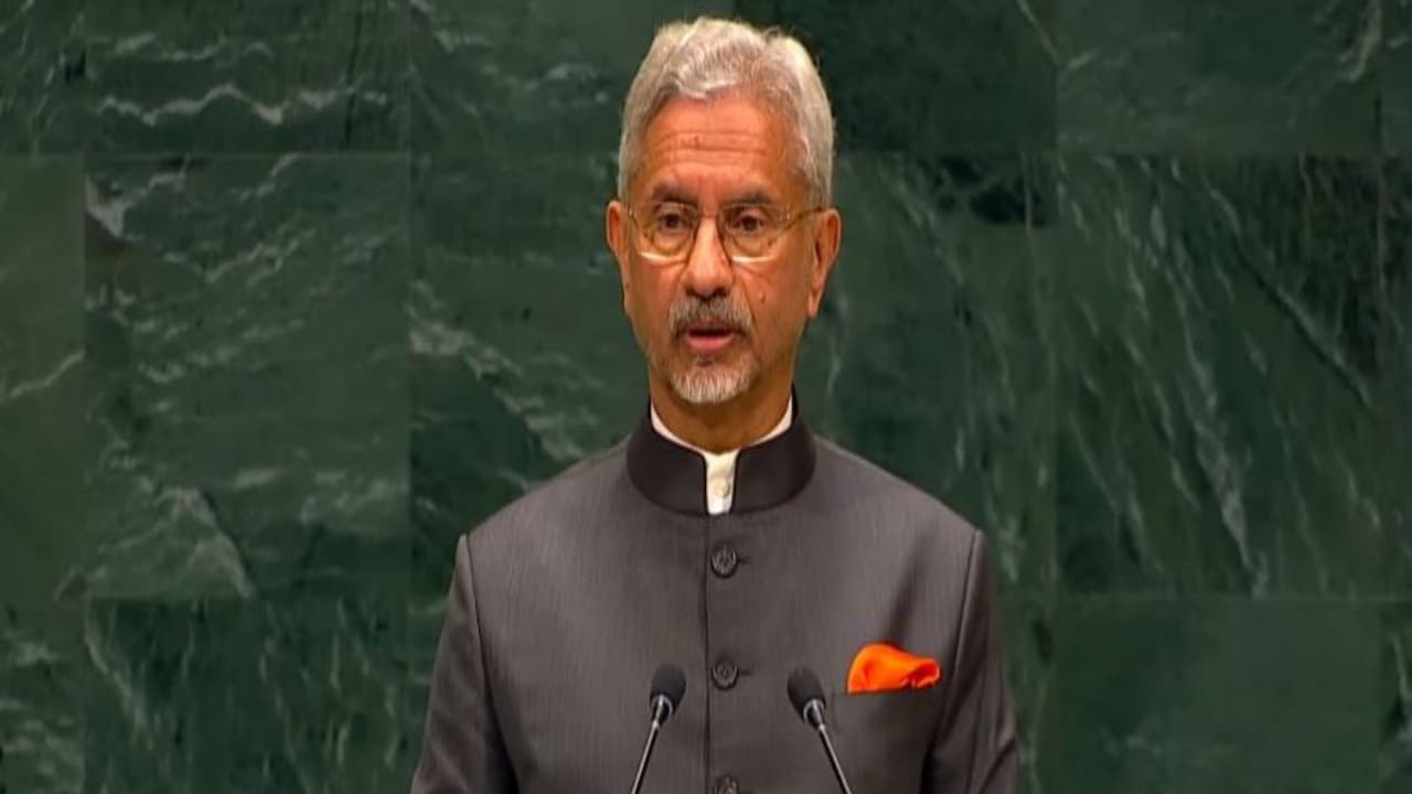 External Affairs Minister S Jaishankar (Photo/YouTube/UNGA) External Affairs Minister S Jaishankar (Photo/YouTube/UNGA)