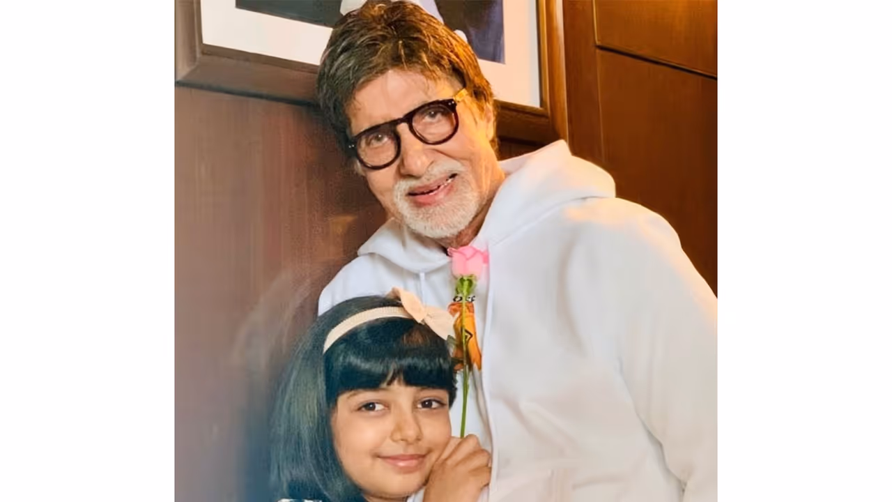 Amitabh Bachchan sends love to Aaradhya (Photo/Instagram@aishwaryaraibachchan_arb) Amitabh Bachchan sends love to Aaradhya (Photo/Instagram@aishwaryaraibachchan_arb)