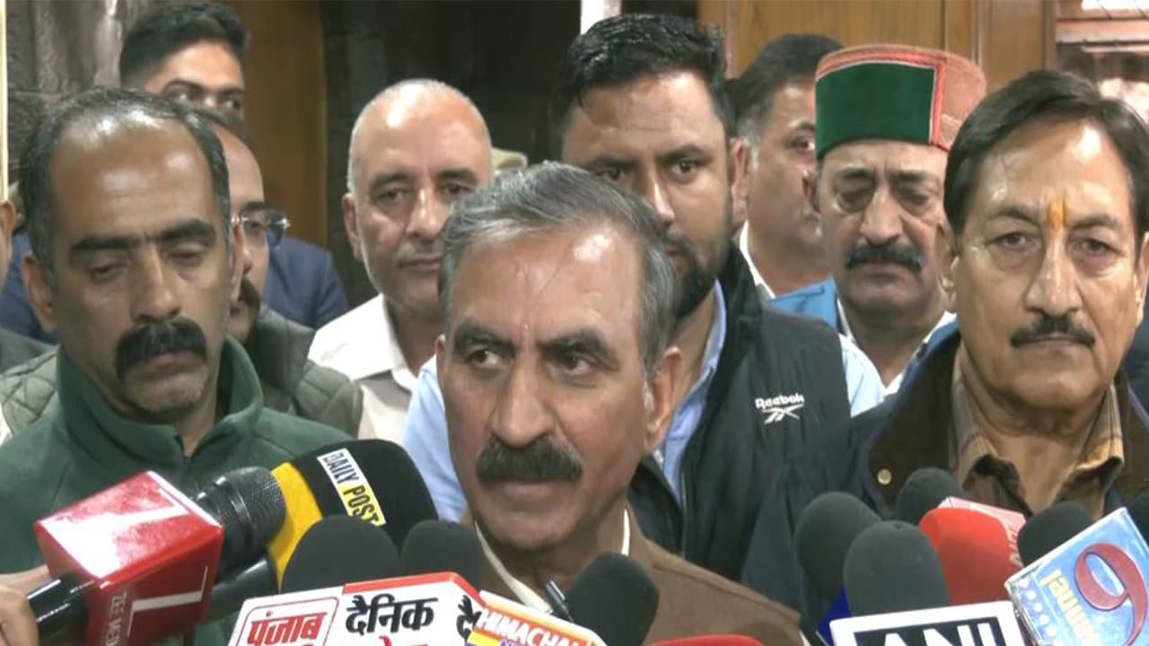 Himachal CM Sukhvinder Singh Sukhu (File photo/ANI)