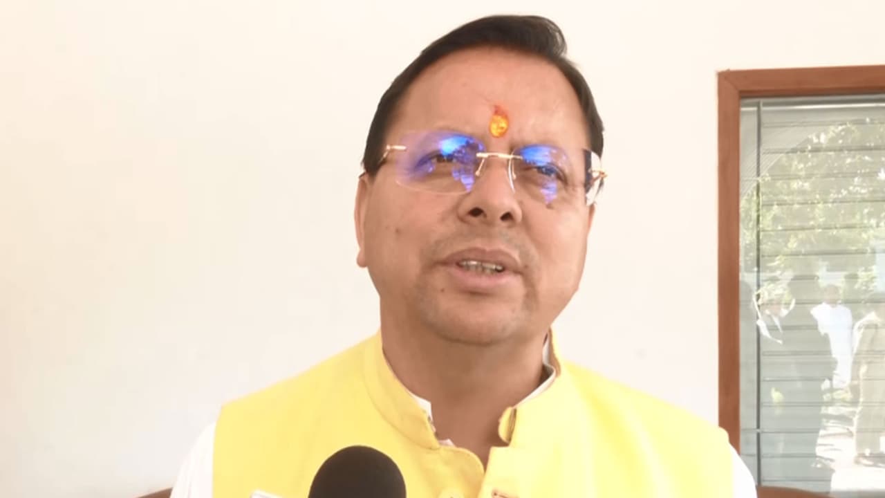 Uttarakhand CM Pushkar Singh Dhami (Photo/ANI) Uttarakhand CM Pushkar Singh Dhami (Photo/ANI)