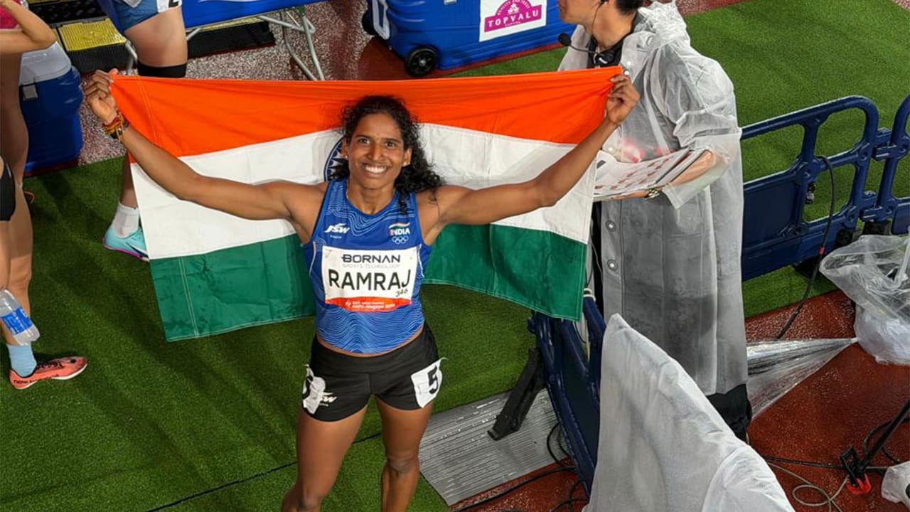 Vithya Ramraj (Photo: X/@afiindia) Vithya Ramraj (Photo: X/@afiindia)