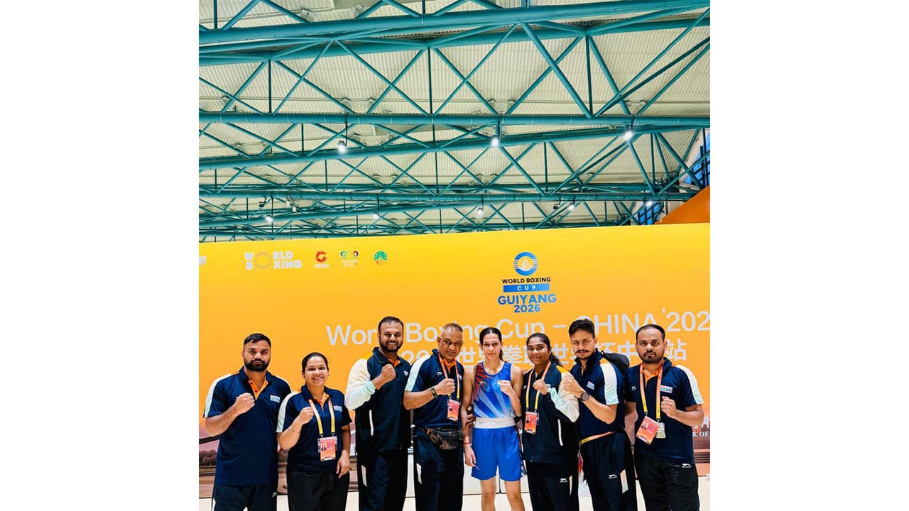 Prachi (in Blue, centre), celebrating her win. (Photo: BFI) Prachi (in Blue, centre), celebrating her win. (Photo: BFI)