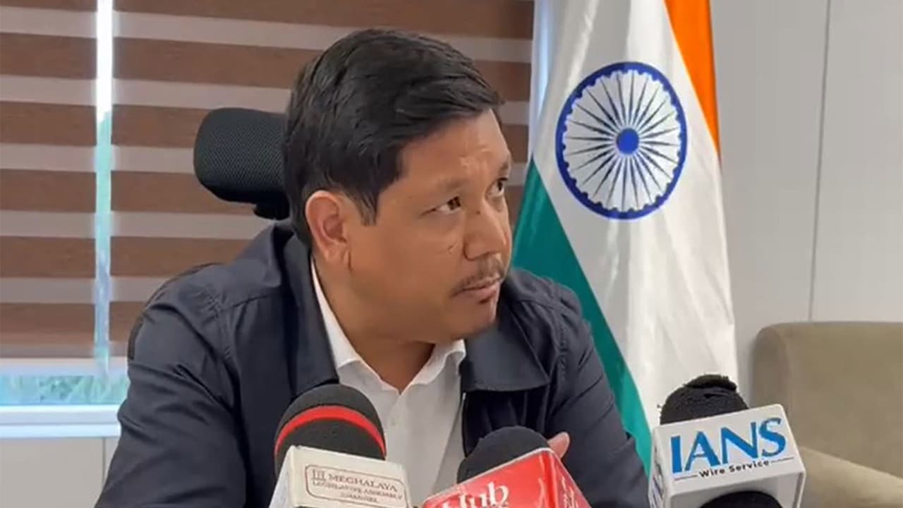 Meghalaya Chief Minister Conrad K Sangma (Photo/ANI) Meghalaya Chief Minister Conrad K Sangma (Photo/ANI)
