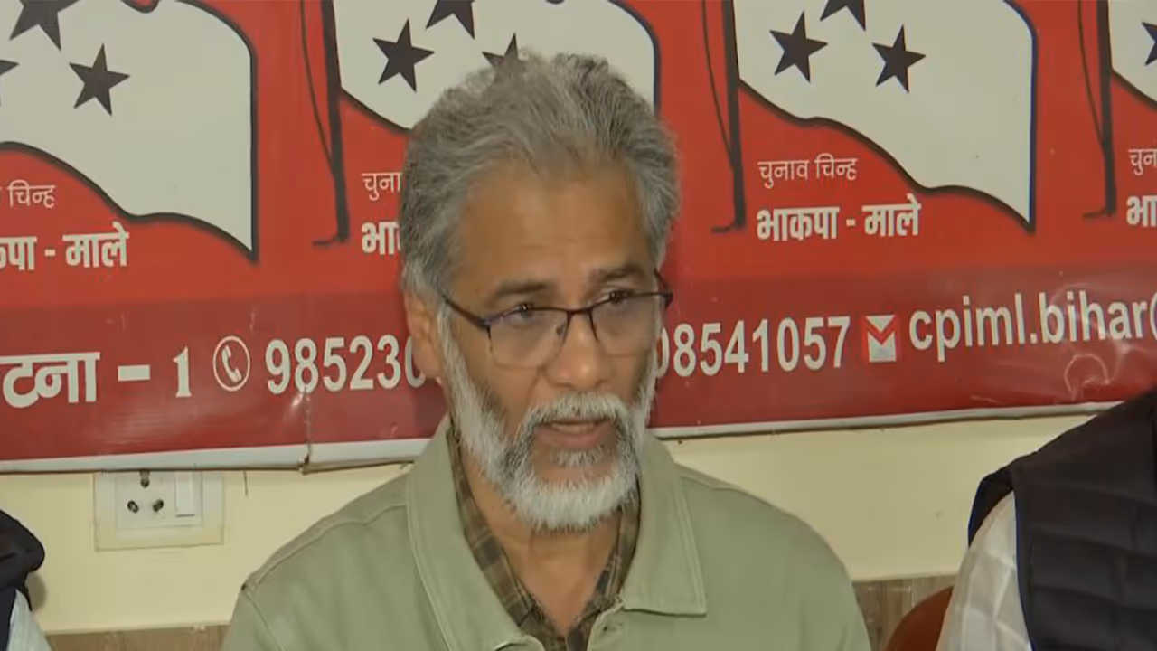 CPI(M L) leader Dipankar Bhattacharya (Photo/ANI)