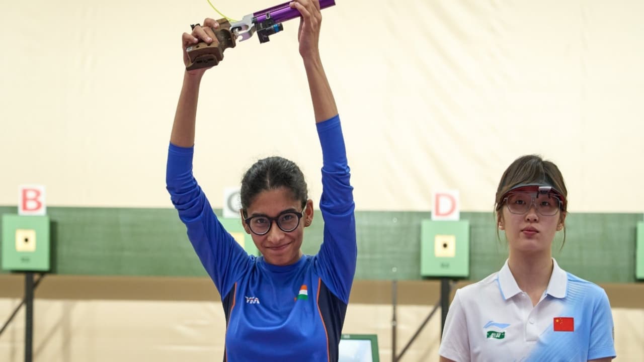 Indian shooter Sainyam (Photo: ISSF) Indian shooter Sainyam (Photo: ISSF)